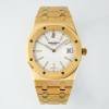 Audemars Piguet Royal Oak Jumbo 15202 39mm Gold White Dial